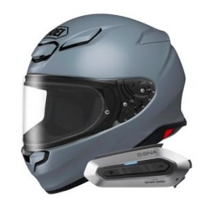 Casques int&eacute;graux NXR2 Basalt Grey + Intercom Sena SRL-EXT Harman Kardon