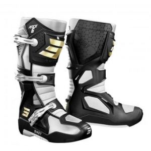 Bottes Cross Race 6 Black White Gold