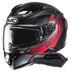 Casques int&eacute;graux F71 Catos MC1 + Kit Bluetooth Smart 21B Flat Black