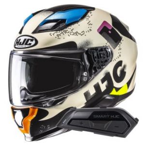 Casques int&eacute;graux F71 Faco MC28 + Kit Bluetooth Smart 21B Flat Black