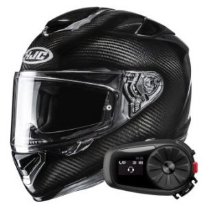 Casques int&eacute;graux RPHA 72 Carbon Black + Kit Bluetooth 5S Solo