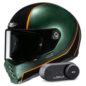 Casques int&eacute;graux V10 Hodu MC47 + Kit Bluetooth Lokui K30