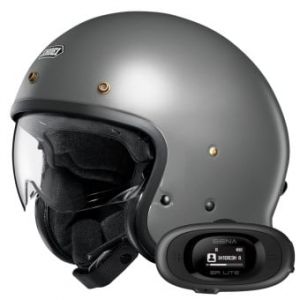 Casques Jet J.O2 Basalt Grey + Kit bluetooth 5R Lite Solo