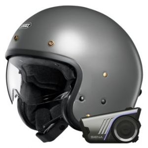 Casques Jet J.O2 Basalt Grey + Kit bluetooth 60S Harman Kardon