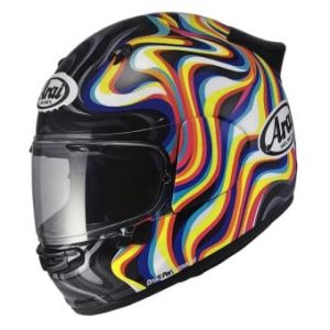 Casques int&eacute;graux Quantic Swirl Black White Yellow
