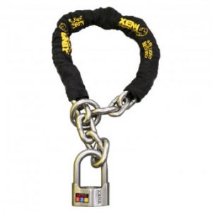 Antivol Chaine Cha&icirc;ne 120cm Lasso + U 69MM SRA