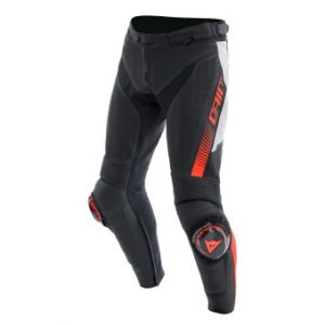 Pantalons moto Super Speed Perforated Pants Black White Red Fluo