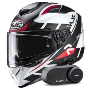 Casques int&eacute;graux RPHA 72 Value MC1SF + Kit Bluetooth Lokui K30