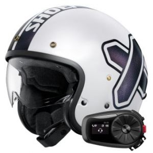 Casques Jet J.O2 Cross-Logo2 TC-6 + Kit Bluetooth 5S Solo
