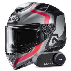 Casques int&eacute;graux RPHA 72 Ernem MC1SF + Kit Bluetooth Lokui K30