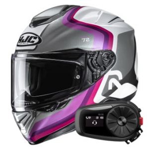 Casques int&eacute;graux RPHA 72 Ernem MC8 + Kit Bluetooth 5S Solo