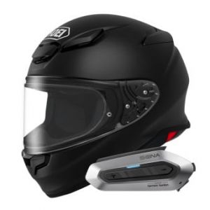 Casques int&eacute;graux NXR2 Matt Black + Intercom Sena SRL-EXT Harman Kardon