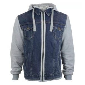 Blousons moto West Side 2 Blue Grey