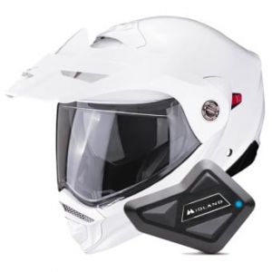 Casques modulables ADX-2 White + Kit Bluetooth BT Mini
