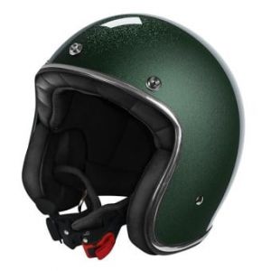 Casques Jet Quartz Glitter Green Glossy