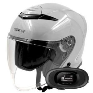 Casques Jet RX31-Jet Grey Nardo + Kit bluetooth 5R Lite