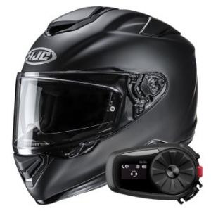 Casques int&eacute;graux RPHA 72 Matte Black + Kit Bluetooth 5S Solo