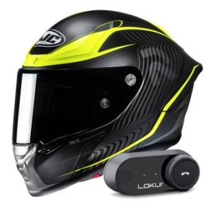 Casques intégraux RPHA1 Lovis MC3HSF + Kit Bluetooth Lokui K30