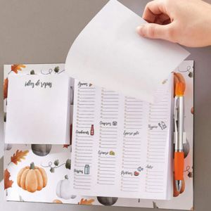 Mémo de courses Citrouilles du jardin