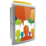 Exacompta 89058D Urne transparente avec couvercle 21cm