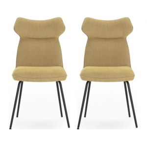 Lot de 2 C. Dara moutarde