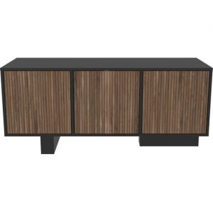 Monaco noir, noyer clair 150 x 45 x h51,5cm