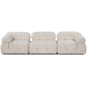 Bubble 3 places bouclette 288 x 95 x h75