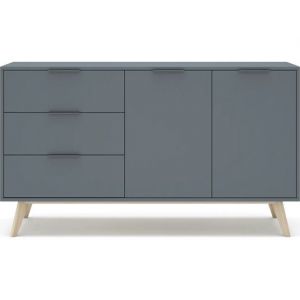 Pisco 2P3T vert kaki cire blanc 140 x 40 x h81cm