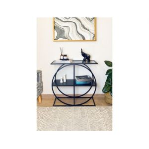 Cloudy noir, fume 80 x 30 x h83cm