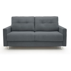 Rocky 3 places tissu gris fonc&eacute; 140 cm 35kg