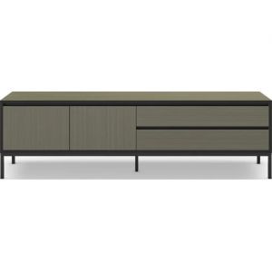 Lorenza 2P2T 180cm vert noir 180 x 40 x 55cm