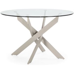 Ruth 120 x 120 x 76 cm pied creme