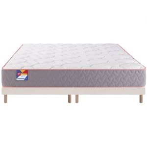 Au lit 180x200 + 2 sommiers sable pieds