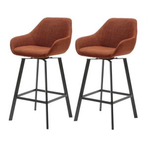Lot de 2 T. Moss caramel tissu (plan)