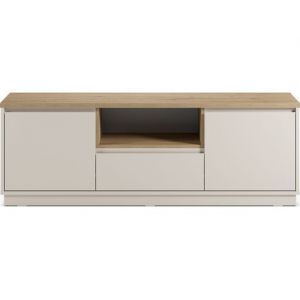 Loreta 3T1N cr&egrave;me ch&ecirc;ne 161 x 40 x 55cm