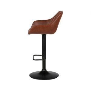 Moss marron fonc&eacute; PU (plan) avec piston