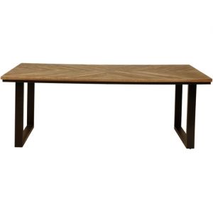 Woody placage teck recycl&eacute; 200 x 100 x 76 cm