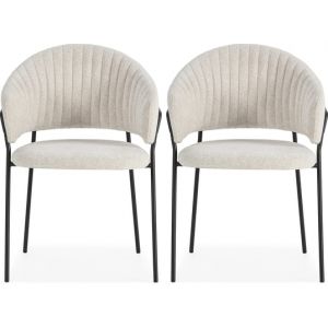 Lot de 2 C. Leticia blanc