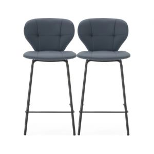 Lot de 2 T. Maura gris fonc&eacute;