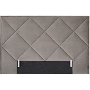 Vienne 160 cm Velours Perle (207cm finie)