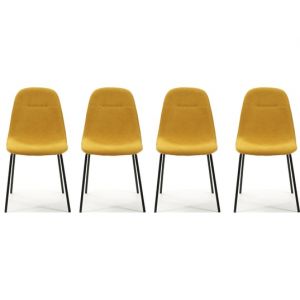 Lot de 4 C. Renne jaune