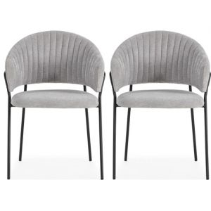 Lot de 2 C. Leticia gris clair