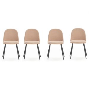 Lot de 4 C. Malila rose clair