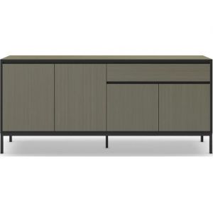 Lorenza 4P1T vert noir 180 x 40 x h80cm