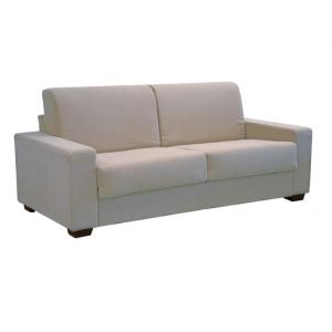 Varsavia canapé convertible 3 places beige 140 cm