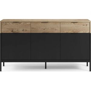 Marion 3P3T chene noir 150 x 40 x h80cm