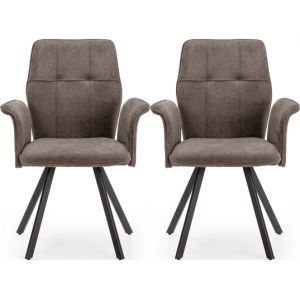 Lot de 2 F. Mery gris fonc&eacute;