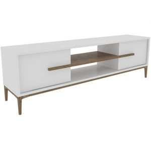 Eslem - Blanc, Noyer 120 x 43,6 x 29,6