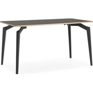 Denia 140 x 80 x 77 cm noir / contreplaqu&eacute;