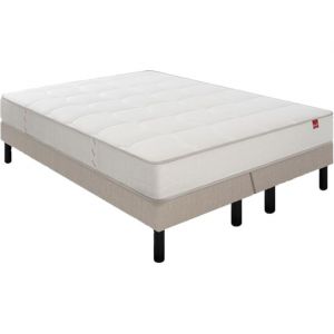 Pavillon 180x200 + 2 sommiers taupe pieds